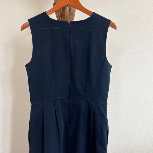 Tommy Hilfiger Size 10 Navy Blue Rhinestone Embellish Sleeveless Crew Neck Dress - Picture 8 of 12